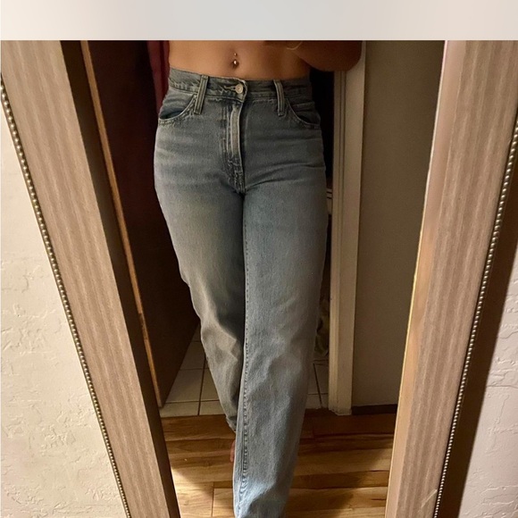 RESERVED DONT BUY! Levi's Blue 94 Baggy Mid Rise Straight Leg Jeans - Picture 5 of 7